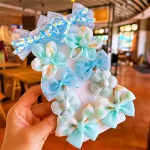 Hair clips for baby girls - Pink