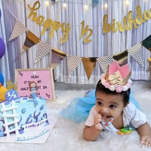 Banner+cake topper set