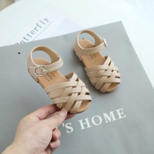 Baby girls shoe(Brown CLR)