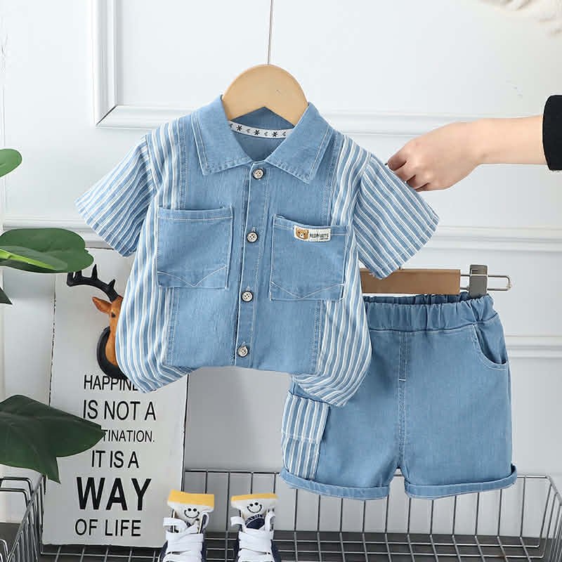 Baby boys dress(Sky blue)